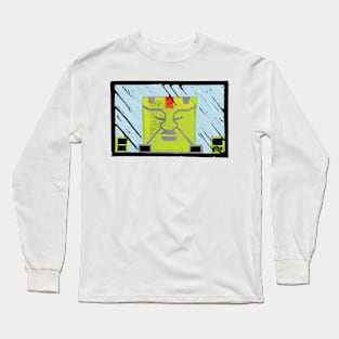 Bay Movie Ratchet Windscreen Sticker Face Long Sleeve T-Shirt